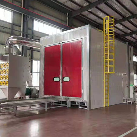 黔江喷砂房自然进风口的风速是多少