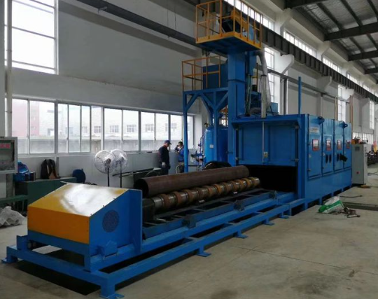 黔江喷砂机在管道除锈中的现场施工应用