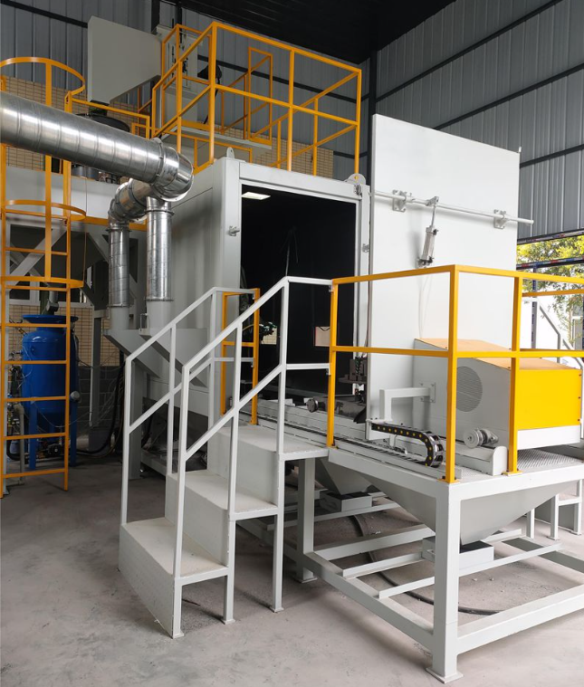 黔江全自动喷砂机 实现无人化高效生产