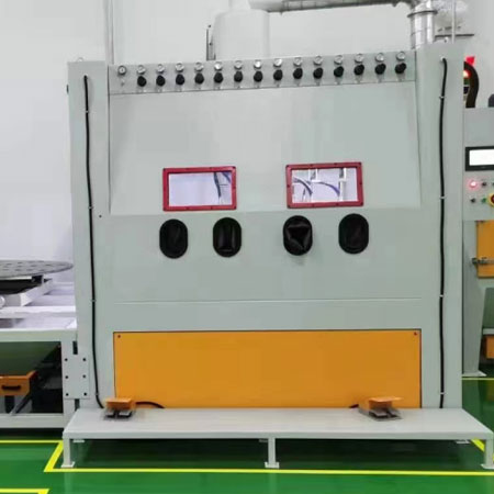 黔江高效生产，从箱体手动喷砂机开始，提升零部件质量